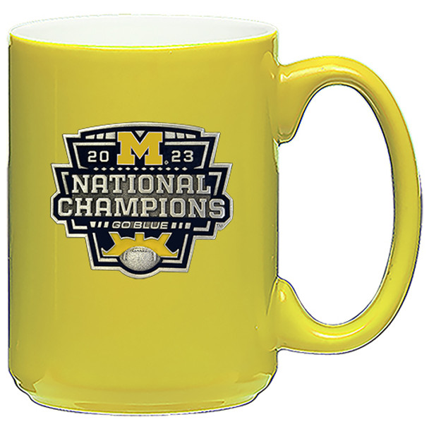 Michigan Wolverines 2023 National Champions Coffee Mug | Heritage Pewter | CM114255EYL