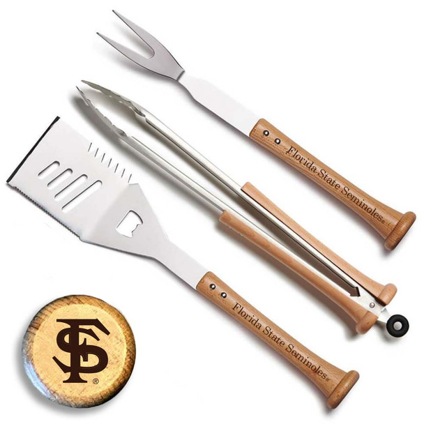 FSU Seminoles TRIPLE PLAY Combo BBQ Set | Baseball BBQ | GRTLSTTPFSS_660251680385 FSU Seminoles TRIPLE PLAY Combo BBQ Set | Baseball BBQ | GRTLSTTPFSS_660251680385