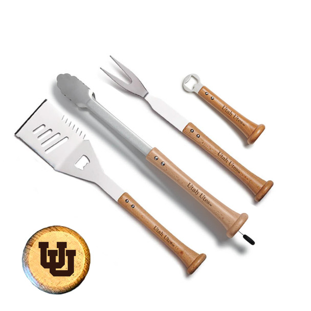 Utah Utes HOME RUN Combo BBQ Set | Baseball BBQ | GRTLSTHRUU_660251944111