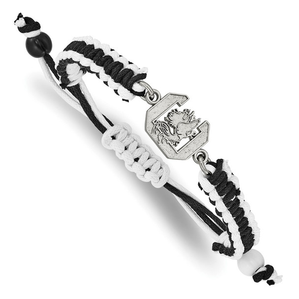 South Carolina Gamecocks Adjustable Cord Bracelet | LogoArt | ST514USO South Carolina Gamecocks Adjustable Cord Bracelet | LogoArt | ST514USO