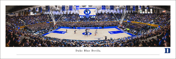 Duke Blue Devils Basketball Panoramic Photo Print