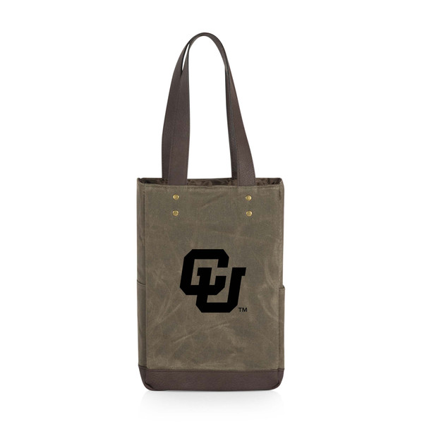 Colorado Buffaloes 2 Bottle Insulated Wine Cooler Bag | Picnic Time | 536-02-140-124-0 Colorado Buffaloes 2 Bottle Insulated Wine Cooler Bag | Picnic Time | 536-02-140-124-0