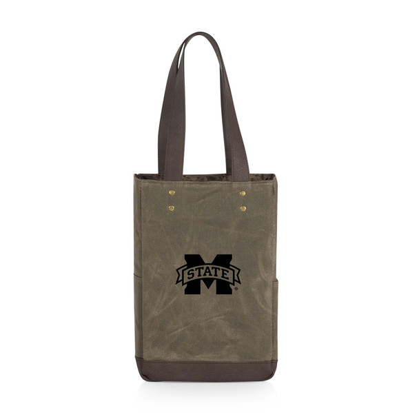 Mississippi State Bulldogs 2 Bottle Insulated Wine Cooler Bag | Picnic Time | 536-02-140-384-0