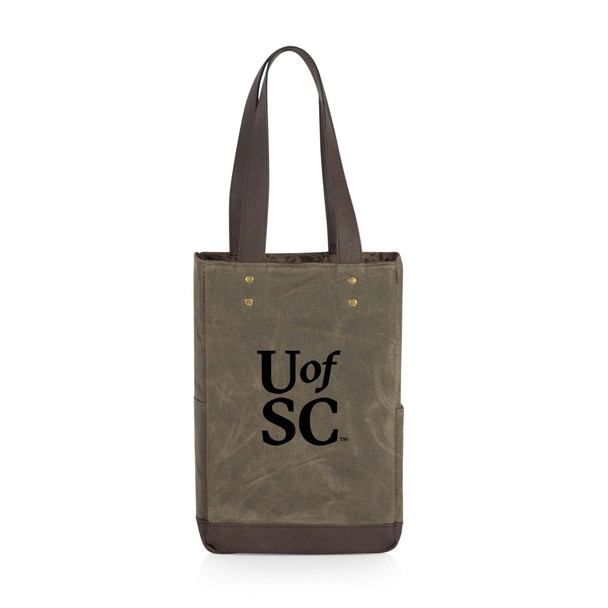 South Carolina Gamecocks 2 Bottle Insulated Wine Cooler Bag | Picnic Time | 536-02-140-524-0 South Carolina Gamecocks 2 Bottle Insulated Wine Cooler Bag | Picnic Time | 536-02-140-524-0