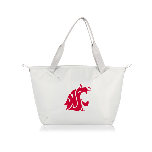 Washington State Cougars Eco-Friendly Cooler Tote Bag | Picnic Time | 516-01-133-636-0 Washington State Cougars Eco-Friendly Cooler Tote Bag | Picnic Time | 516-01-133-636-0