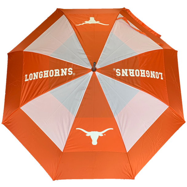 Texas Longhorns 62" Double Canopy Wind Proof Golf Umbrella| Team Golf |23369