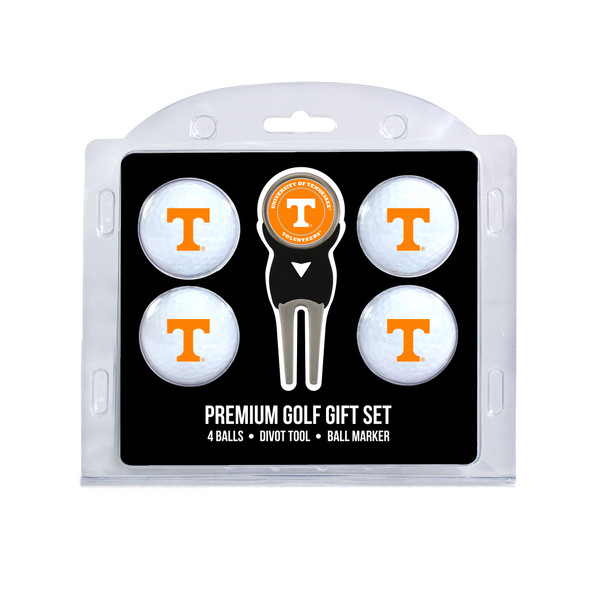 Tennessee Volunteers 4 Golf Balls And Divot Tool Gift Set | Team Golf |23206