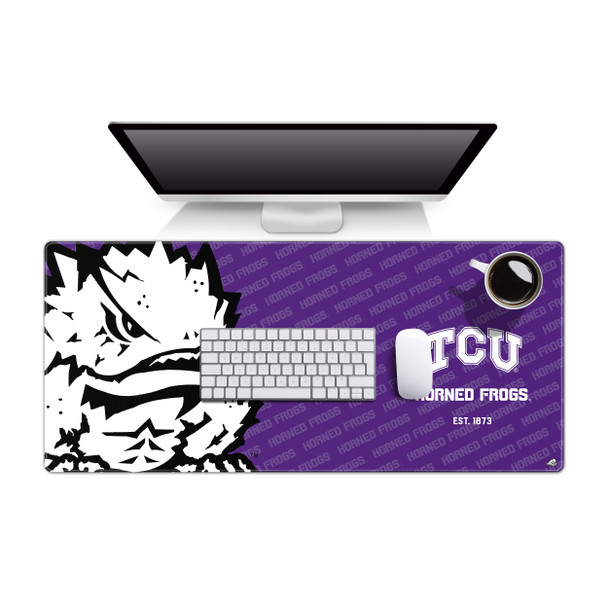 TCU Horned Frogs Logo Series Desk Pad |Stadium Views | 1900591 TCU Horned Frogs Logo Series Desk Pad |Stadium Views | 1900591