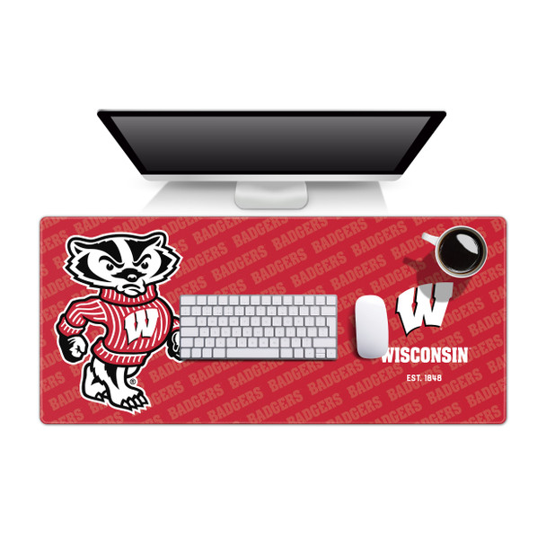 Wisconsin Badgers Logo Series Desk Pad |Stadium Views | 1900713 Wisconsin Badgers Logo Series Desk Pad |Stadium Views | 1900713