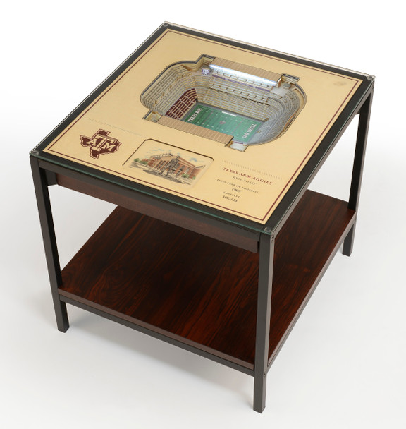 Texas A&M Aggies 25-Layer StadiumViews End Table | Stadium Views | 9023234 Texas A&M Aggies 25-Layer StadiumViews End Table | Stadium Views | 9023234