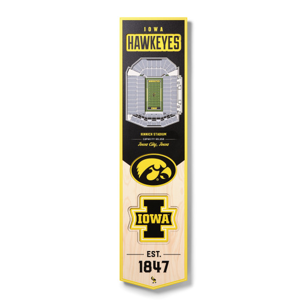 Iowa Hawkeyes 3D Stadium 8x32 Banner | Stadium Views | 0951964 Iowa Hawkeyes 3D Stadium 8x32 Banner | Stadium Views | 0951964
