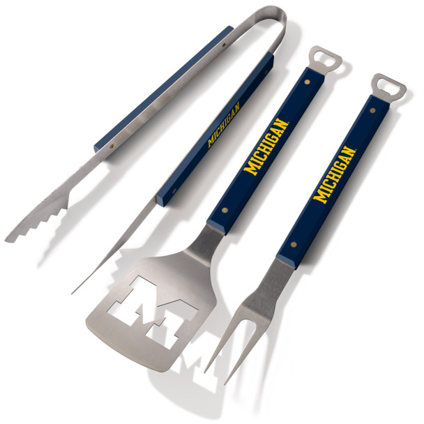 Michigan Wolverines Spirit Series 3-Piece BBQ Set | Stadium Views | 9028567