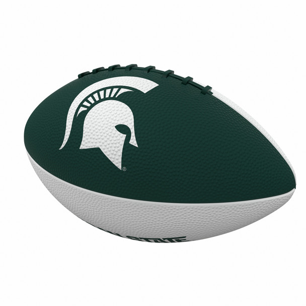 Michigan State Spartans Pinwheel Logo Junior Size Rubber Football| Logo Brands |LGC172-93JR-2 Michigan State Spartans Pinwheel Logo Junior Size Rubber Football| Logo Brands |LGC172-93JR-2