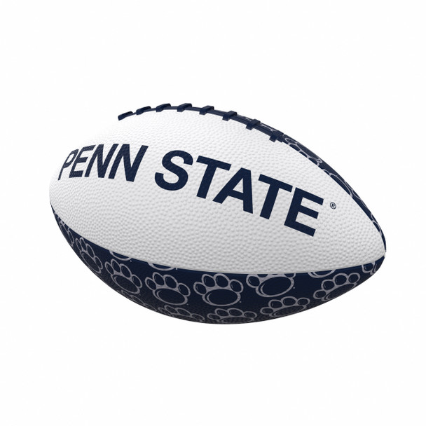Penn State Nittany Lions Repeating Mini-Size Rubber Football| Logo Brands |LGC196-93MR-3