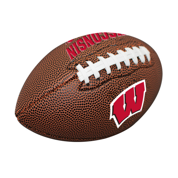 Wisconsin Badgers Mini Size Composite Football| Logo Brands |LGC244-93MC-1
