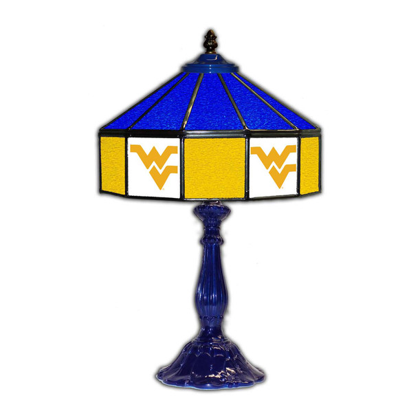 West Virginia Mountaineers 21" Glass Table Lamp | Imperial |IMP359-3151 West Virginia Mountaineers 21" Glass Table Lamp | Imperial |IMP359-3151