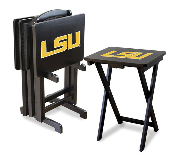 LSU Tigers TV Trays With Stand | Imperial | 86-3005