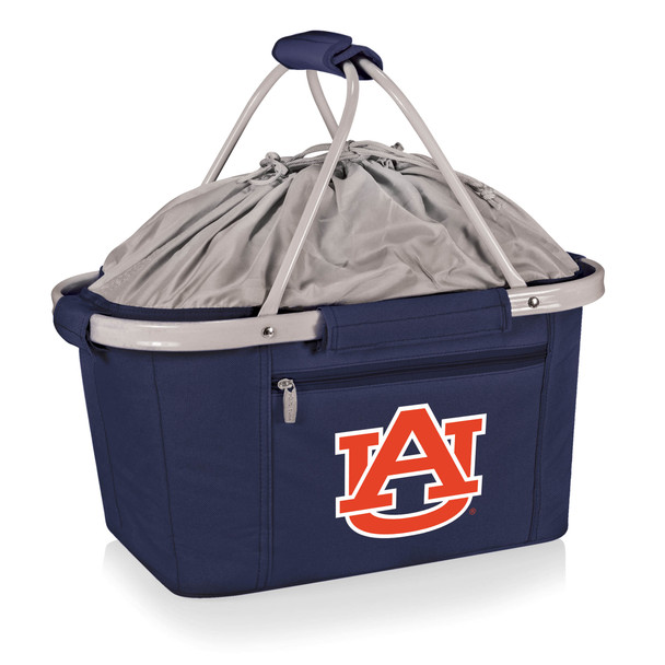 Auburn Tigers Metro Basket Collapsible Cooler Tote | Picnic Time | 645-00-138-044-0 Auburn Tigers Metro Basket Collapsible Cooler Tote | Picnic Time | 645-00-138-044-0