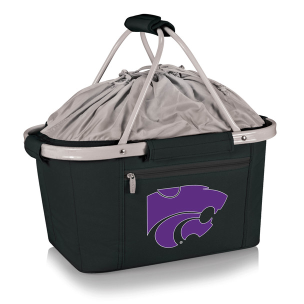 Kansas State Wildcats Metro Basket Collapsible Cooler Tote | Picnic Time | 645-00-175-254-0 Kansas State Wildcats Metro Basket Collapsible Cooler Tote | Picnic Time | 645-00-175-254-0
