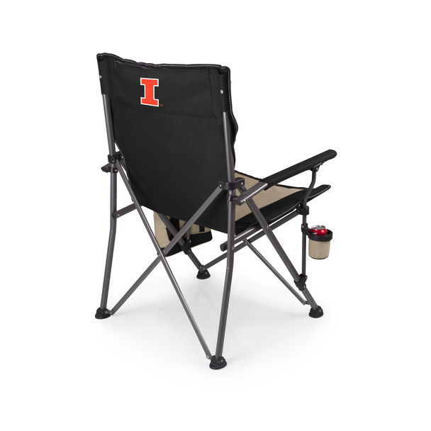 Illinois Fighting Illini Big Bear XXL Camping Chair with Cooler | Picnic Time | 808-00-175-214-0