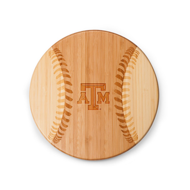 Texas A&M Aggies Home Run! Baseball Cutting Board & Serving Tray | Picnic Time | 894-00-505-563-0