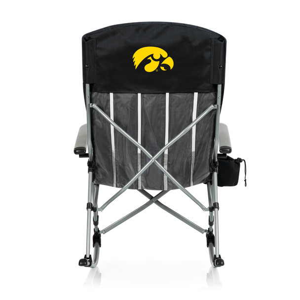 Iowa Hawkeyes Outdoor Rocking Camp Chair | Picnic Time | 805-01-175-224-0