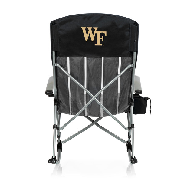 Wake Forest Demon Deacons Outdoor Rocking Camp Chair | Picnic Time | 805-01-175-614-0