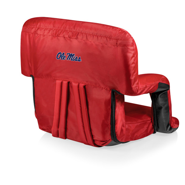 Mississippi Rebels Ventura Portable Reclining Stadium Seat | Picnic Time | 618-00-100-374-0