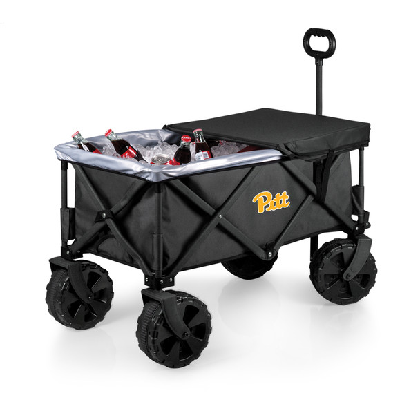 Pittsburgh Panthers Adventure Wagon Elite All-Terrain Portable Utility Wagon | Picnic Time | 741-85-679-504-0 Pittsburgh Panthers Adventure Wagon Elite All-Terrain Portable Utility Wagon | Picnic Time | 741-85-679-504-0