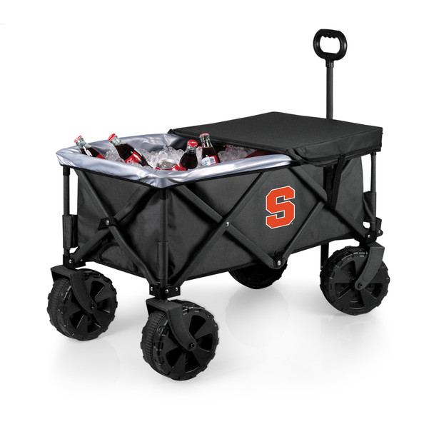 Syracuse Orange Adventure Wagon Elite All-Terrain Portable Utility Wagon | Picnic Time | 741-85-679-544-0 Syracuse Orange Adventure Wagon Elite All-Terrain Portable Utility Wagon | Picnic Time | 741-85-679-544-0