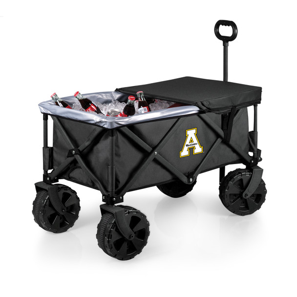 Appalachian State Mountaineers Adventure Wagon Elite All-Terrain Portable Utility Wagon | Picnic Time | 741-85-679-794-0