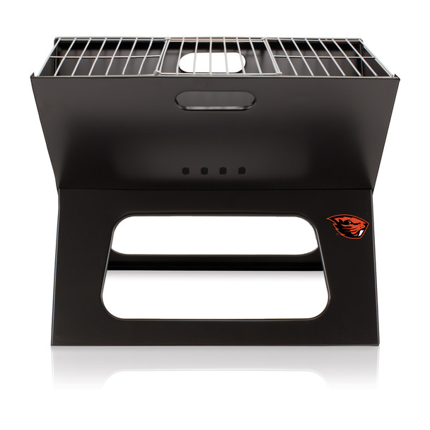 Oregon State Beavers X-Grill Portable Charcoal BBQ Grill | Picnic Time | 775-00-175-484-0