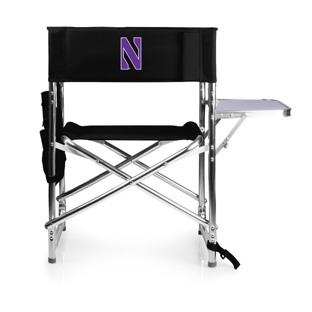 Northwestern Wildcats Sports Chair | Picnic Time | 809-00-179-434-0