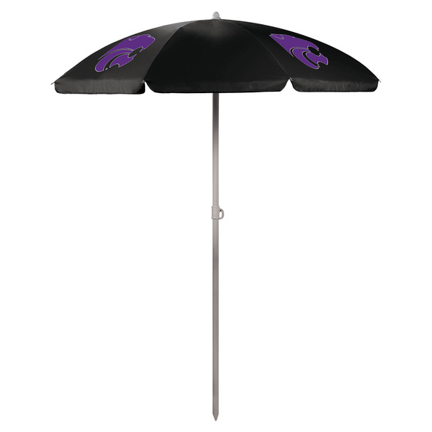 Kansas State Wildcats 5.5 Ft. Portable Beach Umbrella | Picnic Time | 822-00-179-254-0