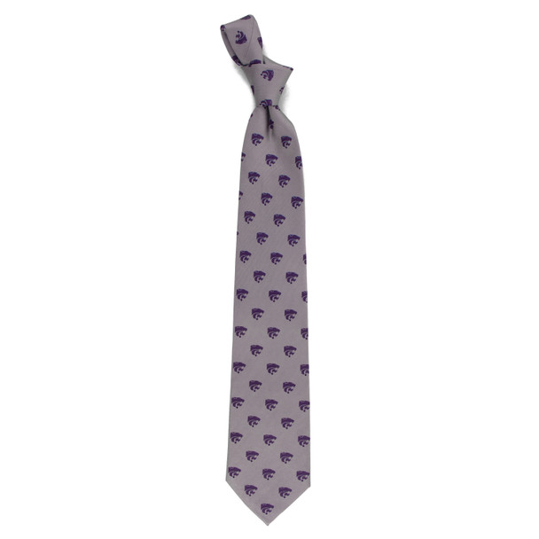 Kansas State Wildcats Echo Woven Silk Tie | Eagles Wings | 10618 Kansas State Wildcats Echo Woven Silk Tie | Eagles Wings | 10618