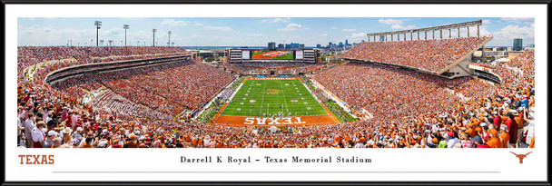 Texas Longhorns Football Standard Frame Panoramic Photo - End Zone | Blakeway | UTX8F Texas Longhorns Football Standard Frame Panoramic Photo - End Zone | Blakeway | UTX8F