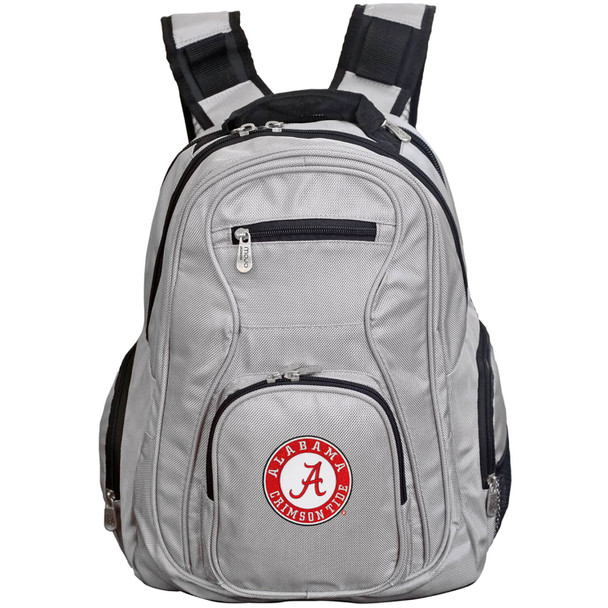 Alabama Crimson Tide 19in. Premium Laptop Backpack - Gray| Mojo |CLALL704-G Alabama Crimson Tide 19in. Premium Laptop Backpack - Gray| Mojo |CLALL704-G