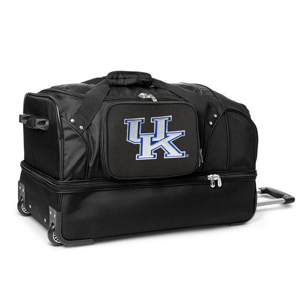 Kentucky Wildcats 27in. Drop Bottom Wheeled Duffel Bag| Mojo |CLKYL300