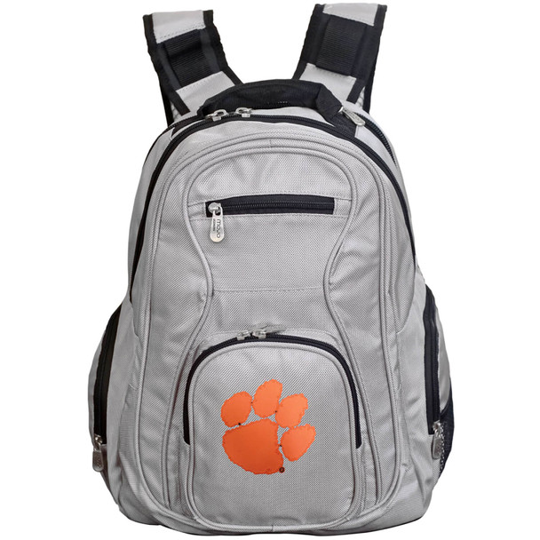 Clemson Tigers 19in. Premium Laptop Backpack - Gray| Mojo |CLCLL704-G Clemson Tigers 19in. Premium Laptop Backpack - Gray| Mojo |CLCLL704-G