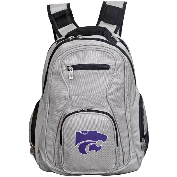 Kansas State Wildcats 19in. Premium Laptop Backpack - Gray| Mojo |CLKSL704-G Kansas State Wildcats 19in. Premium Laptop Backpack - Gray| Mojo |CLKSL704-G
