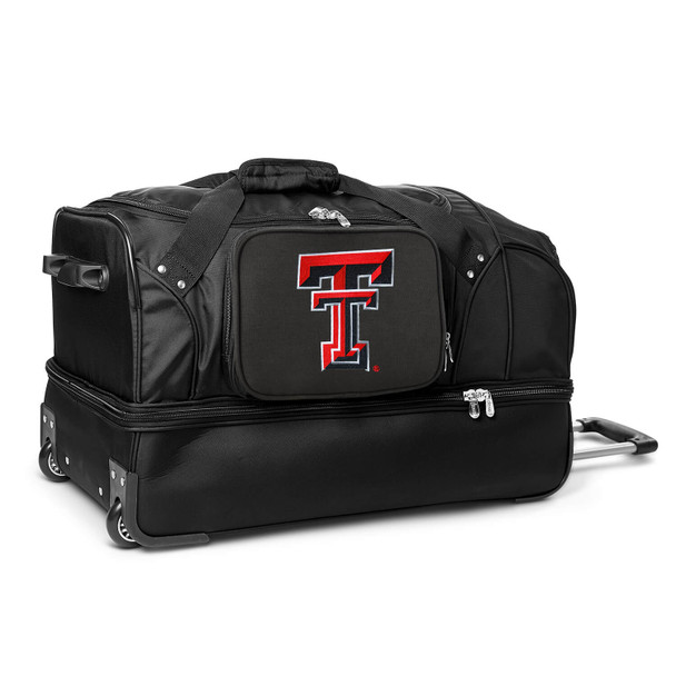 Texas Tech Red Raiders 27in. Drop Bottom Wheeled Duffel Bag| Mojo |CLTTL300 Texas Tech Red Raiders 27in. Drop Bottom Wheeled Duffel Bag| Mojo |CLTTL300