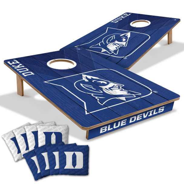 Duke Blue Devils 2x3 All Wood Cornhole Game Set| You the Fan | 4618578 Duke Blue Devils 2x3 All Wood Cornhole Game Set| You the Fan | 4618578