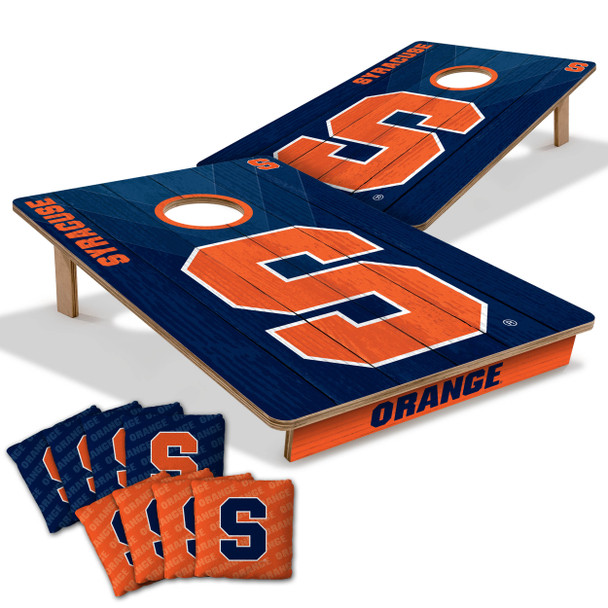 Syracuse Orange 2x3 All Wood Cornhole Game Set| You the Fan |4616369