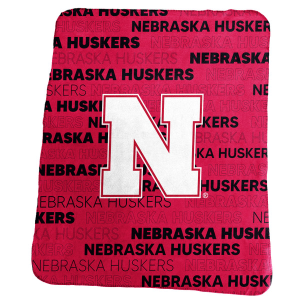 Nebraska Huskers Classic Throw  | Logo Brands | 182-23C