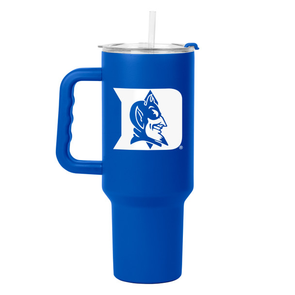 Duke Blue Devils 40oz Powder Coat Tumbler|Logo Brands|130-S40PTC-34