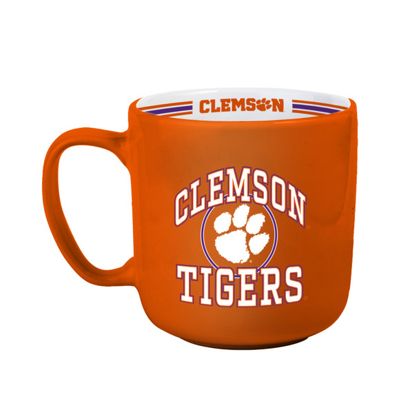 Clemson Tigers Stripe Mug - Set of Two|Logo Brands |131-C15SM