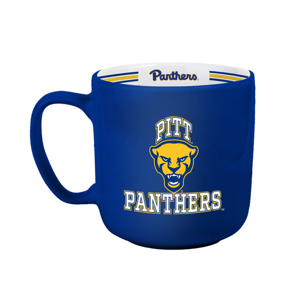 Pittsburgh Panthers Stripe Mug - Set of Two|Logo Brands |201-C15SM