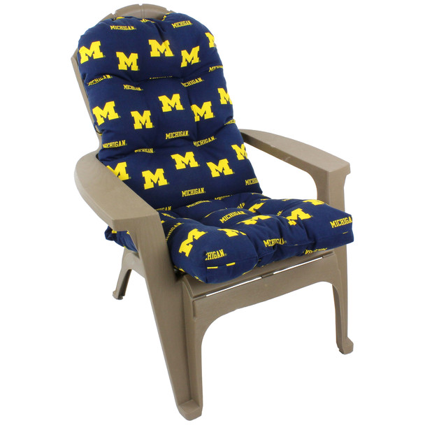 Michigan Wolverines Adirondack Chair Cushion | College Covers | MICADR