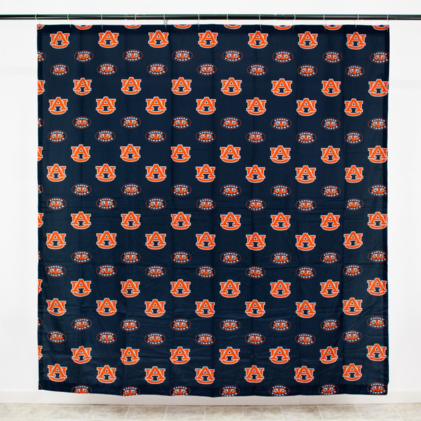 Auburn Tigers Printed Shower Curtain Cover | College Covers | AUBSC