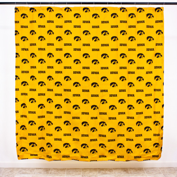 Iowa Hawkeyes Printed Shower Curtain Cover | College Covers | IOWSC Iowa Hawkeyes Printed Shower Curtain Cover | College Covers | IOWSC